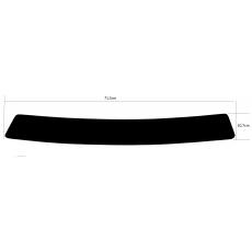 OPPL rear bumper protector black for Opel / Vauxhall / HoldenCorsa hatchback type: F 2019-