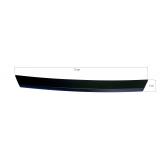 OPPL Ladekantenschutz ABS Basic passend für Mercedes E-Klasse Limousine Typ:W211 2002-2009