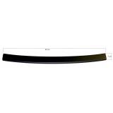 OPPL rear bumper protector black for Fiat Punto III hatchback type: 199 2005-2009