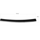 OPPL rear bumper protector black for Chevrolet Captiva I suv type:  2013-2018