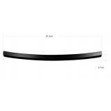 OPPL rear bumper protector black for Lexus GS sedan / saloon type: GRL1/GWL1 2012-2020